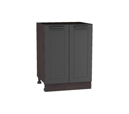 Шкаф нижний с 2-мя дверцами Глетчер, цвет: Маренго Силк