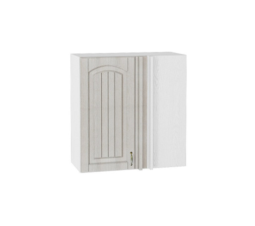 Шкаф верхний прямой угловой Верона L, цвет: Ясень золото