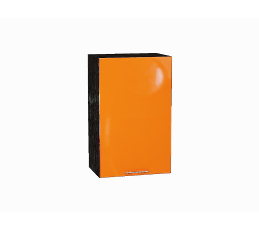 Шкаф верхний с 1-ой дверцей Валерия-М, цвет: Оранжевый глянец