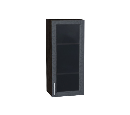Шкаф верхний с 1-ой остекленной дверцей Сканди, цвет: Graphite Softwood