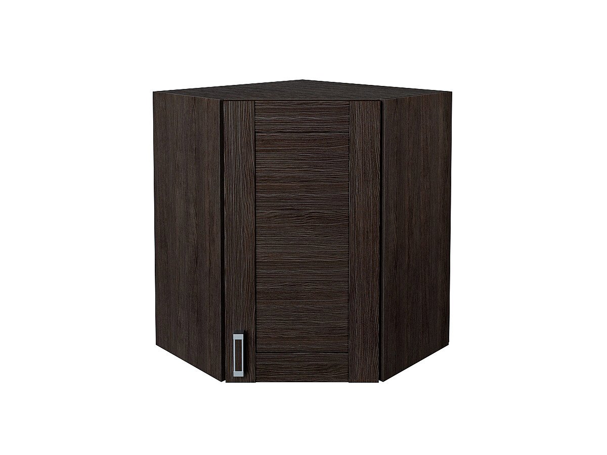 Шкаф верхний угловой Лофт, цвет: Wenge Veralinga Шкаф верхний угловой Лофт, цвет: Wenge Veralinga