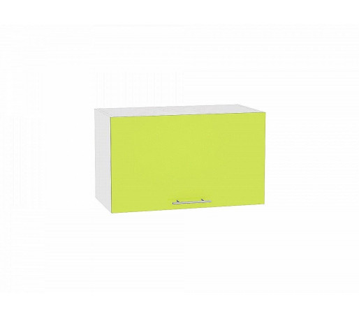 Шкаф верхний горизонтальный Валерия-М, цвет: Лайм глянец