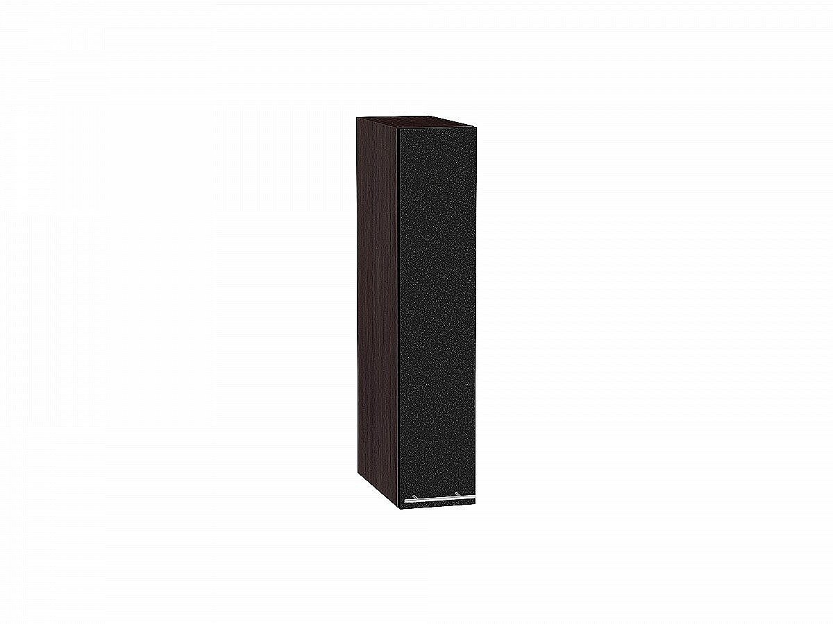 Шкаф верхний бутылочница Валерия-М, цвет: Черный металлик Шкаф верхний бутылочница Валерия-М, цвет: Черный металлик