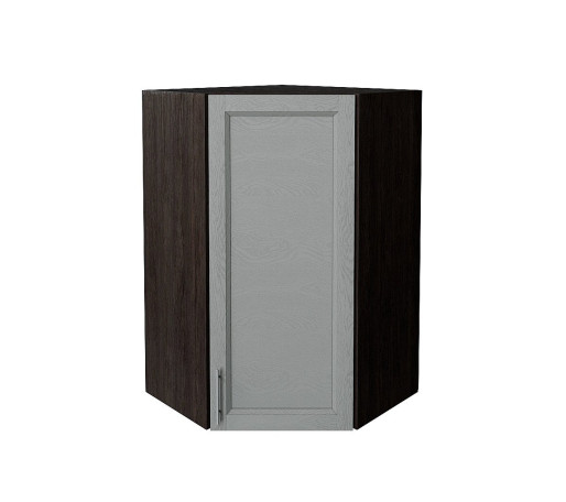 Шкаф верхний угловой Сканди, цвет: Grey Softwood
