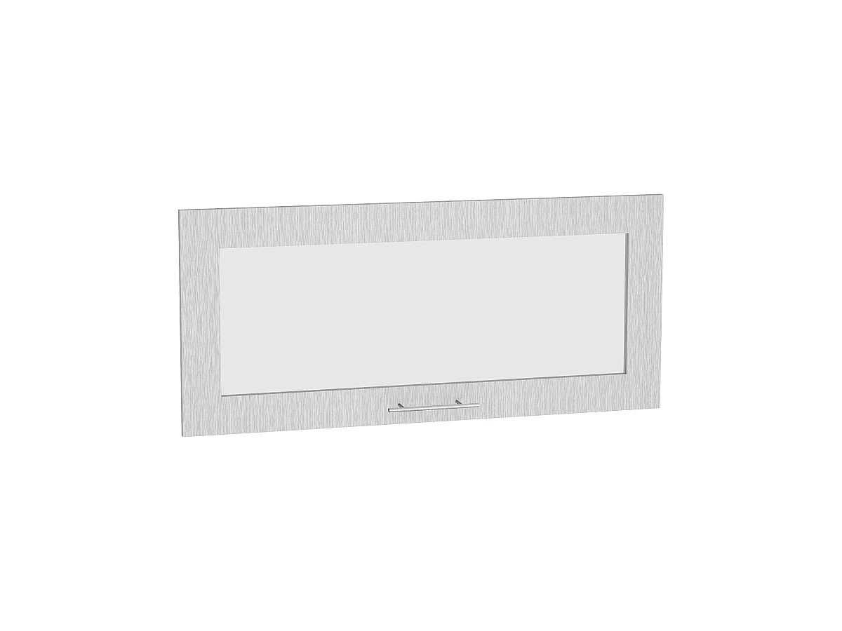 Комплект фасадов Валерия-М со стеклом для каркаса Ф-88 ВГ800, цвет: Серый металлик дождь светлый Комплект фасадов Валерия-М со стеклом для каркаса Ф-88 ВГ800, цвет: Серый металлик дождь светлый