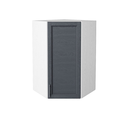 Шкаф верхний угловой Сканди, цвет: Graphite Softwood
