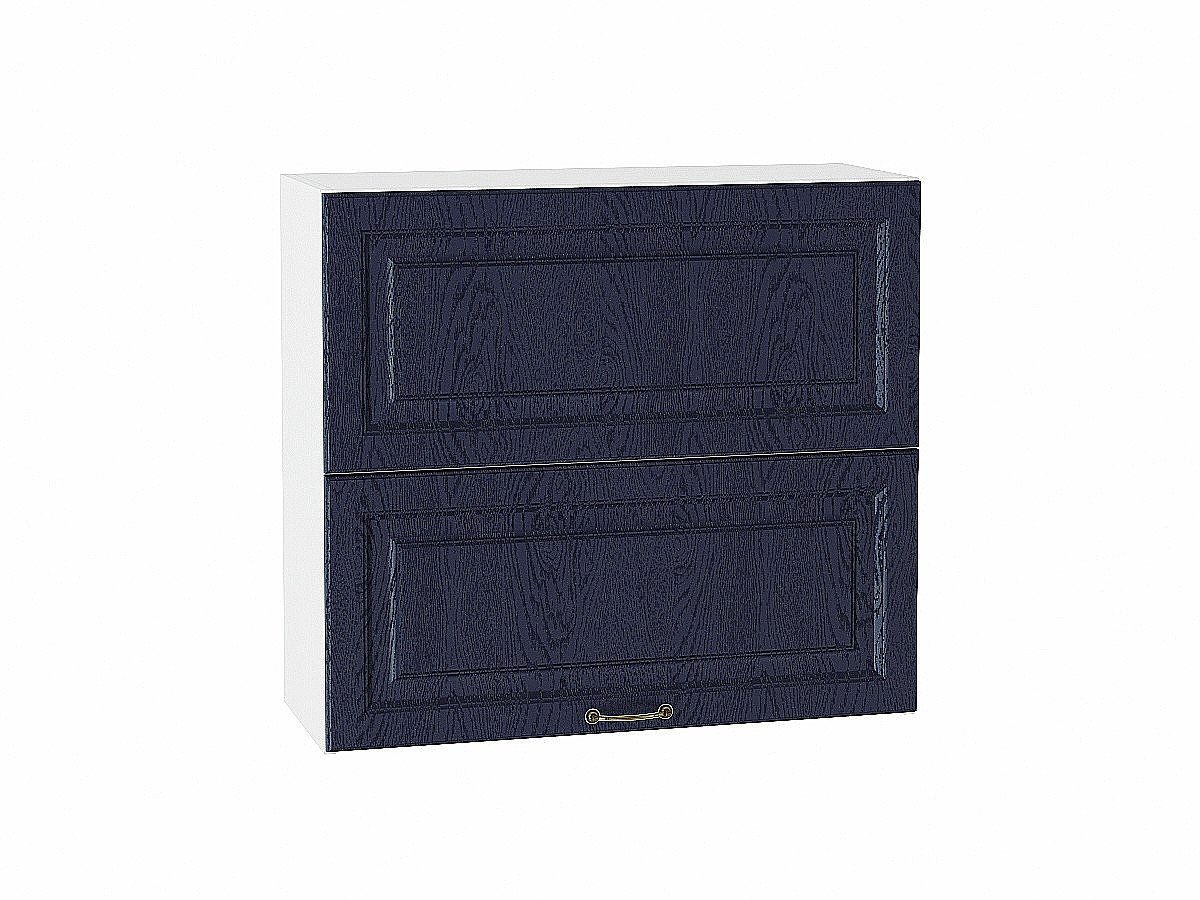 Шкаф верхний горизонтальный с подъемным механизмом Ницца, цвет: Дуб синий Шкаф верхний горизонтальный с подъемным механизмом Ницца, цвет: Дуб синий