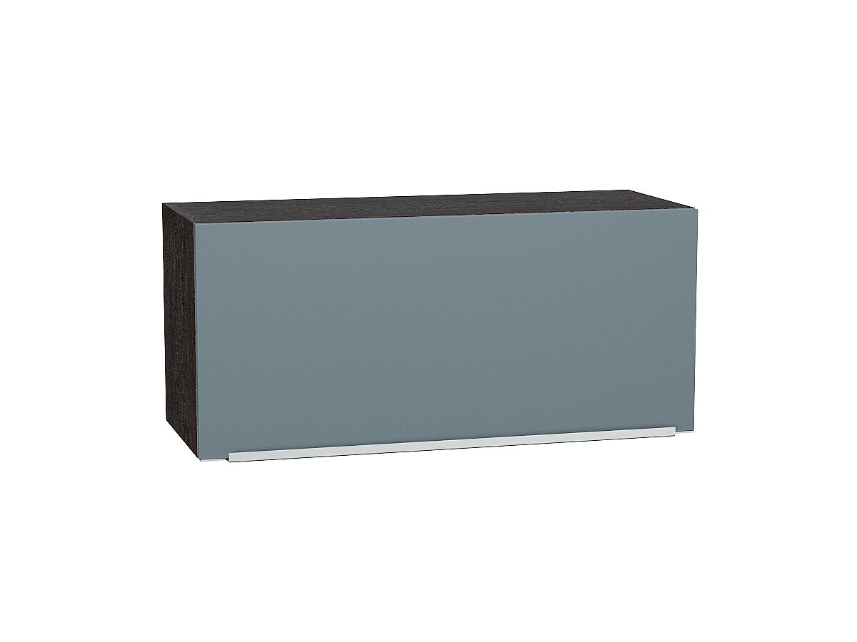 Шкаф верхний горизонтальный Фьюжн, цвет: Silky Blue Шкаф верхний горизонтальный Фьюжн, цвет: Silky Blue