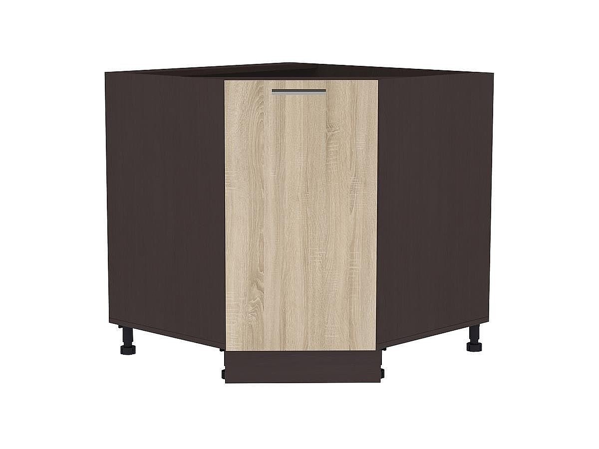 Шкаф нижний угловой (трапеция) Брауни, цвет: Дуб сонома Шкаф нижний угловой (трапеция) Брауни, цвет: Дуб сонома