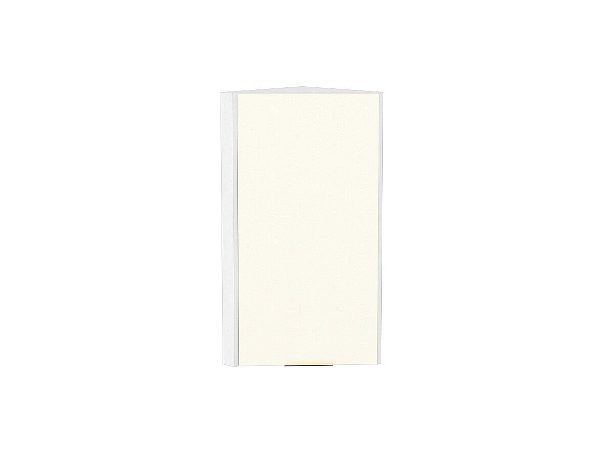 Шкаф верхний торцевой Терра, цвет: Ваниль софт Шкаф верхний торцевой Терра, цвет: Ваниль софт