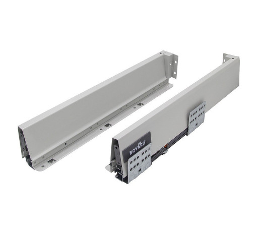 Направляющие с доводчиком универсальные POWER BOX SB, цвет: Серый Направляющие с доводчиком универсальные POWER BOX SB, цвет: Серый