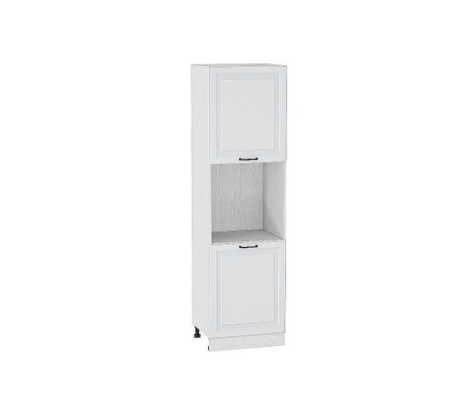 Шкаф пенал с 2-мя дверцами под технику Ницца, цвет: Blanco