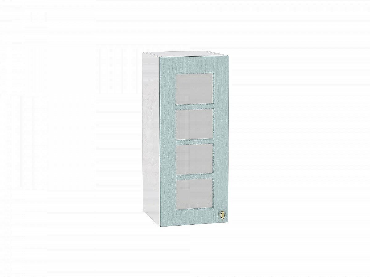 Шкаф верхний с 1-ой остекленной дверцей Прованс, цвет: Голубой Шкаф верхний с 1-ой остекленной дверцей Прованс, цвет: Голубой