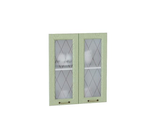 Комплект фасадов Ницца со стеклом для каркаса Ф-45 В600, цвет: Дуб оливковый