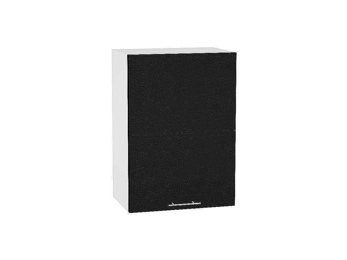 Шкаф верхний горизонтальный с подъемным механизмом Валерия-М, цвет: Черный металлик Шкаф верхний горизонтальный с подъемным механизмом Валерия-М, цвет: Черный металлик