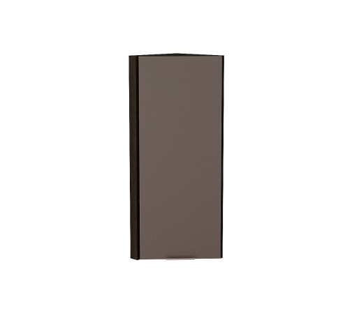 Шкаф верхний торцевой Терра, цвет: Смоки Софт