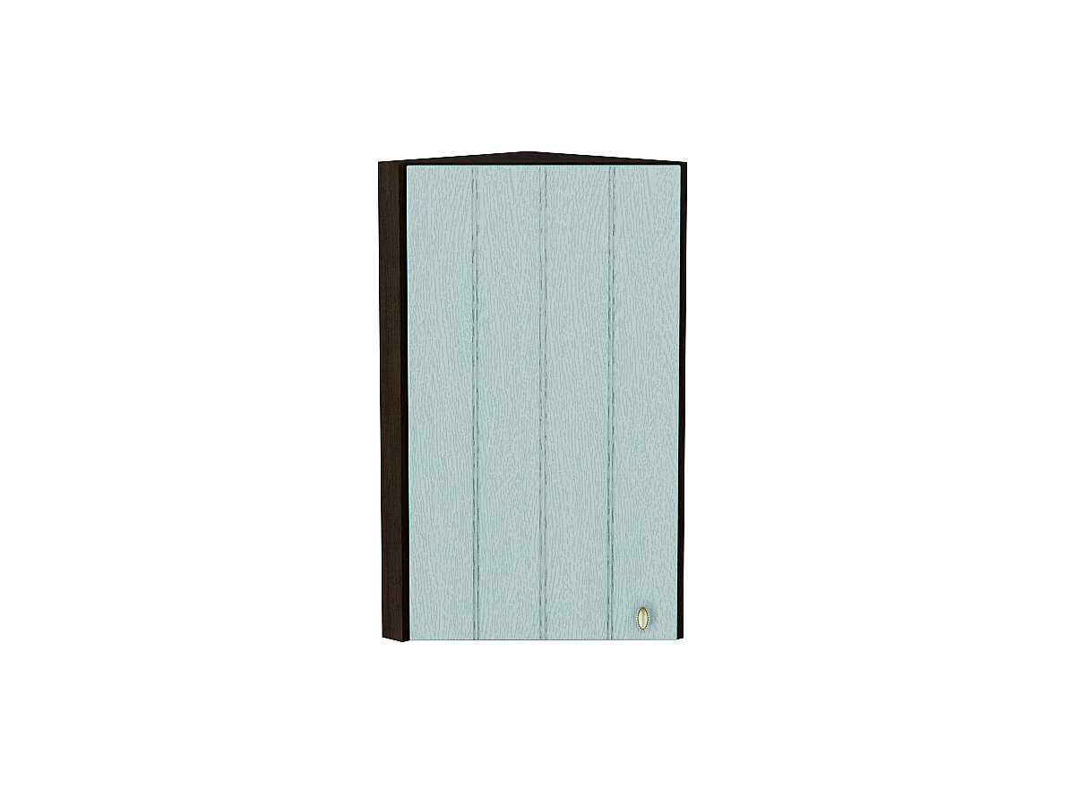 Шкаф верхний торцевой Прованс, цвет: Голубой Шкаф верхний торцевой Прованс, цвет: Голубой