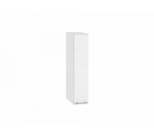 Шкаф верхний бутылочница Валерия-М, цвет: Белый металлик