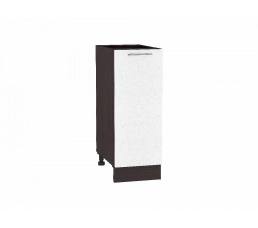 Шкаф нижний с 1-ой дверцей Валерия-М, цвет: Белый металлик