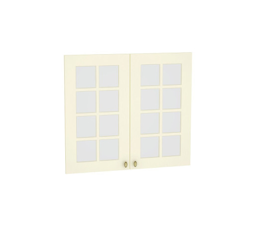 Комплект фасадов Прованс со стеклом для каркаса Ф-55 В800, цвет: Ваниль
