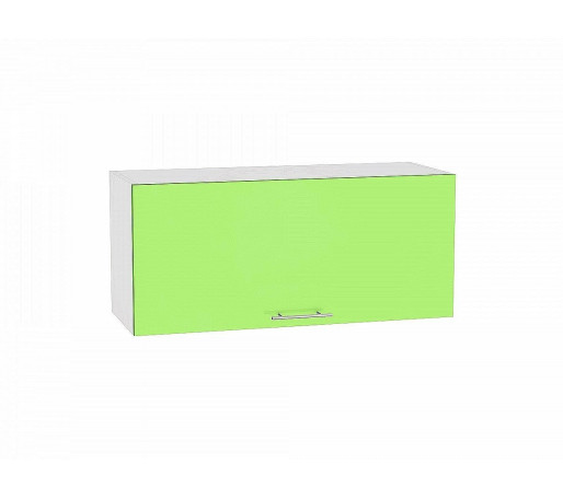 Шкаф верхний горизонтальный Валерия-М, цвет: Салатовый глянец