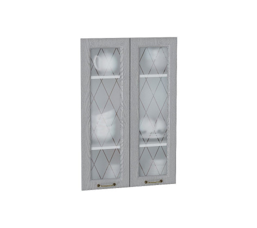 Комплект фасадов Ницца со стеклом для каркаса Ф-45Н В609, цвет: Дуб серый