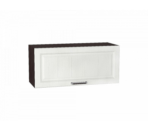 Шкаф верхний горизонтальный Прага, цвет: Белое дерево