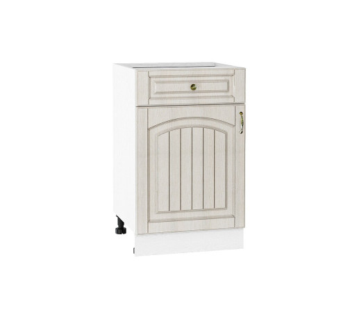 Шкаф нижний с 1-ой дверцей и ящиком Верона, цвет: Ясень золото