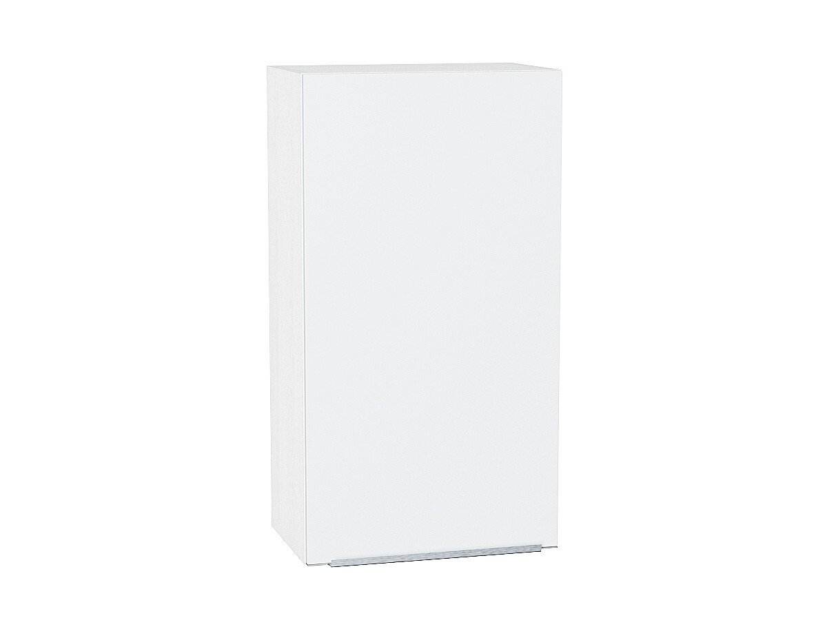 Шкаф верхний с 1-ой дверцей Фьюжн, цвет: Silky White Шкаф верхний с 1-ой дверцей Фьюжн, цвет: Silky White