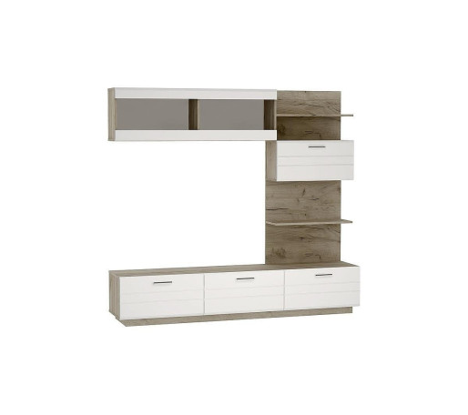 Тумба центральная Глейс ТБ-200, цвет: Белый глянец