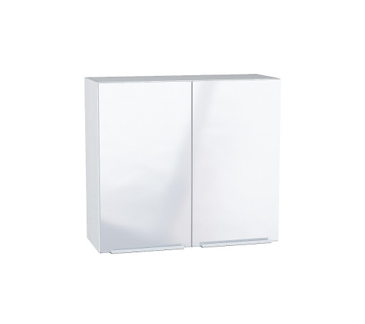 Шкаф верхний с 2-мя дверцами Фьюжн, цвет: Angel