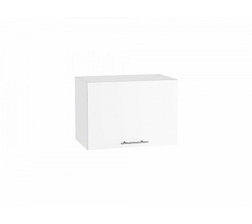 Шкаф верхний горизонтальный Валерия-М, цвет: Белый глянец