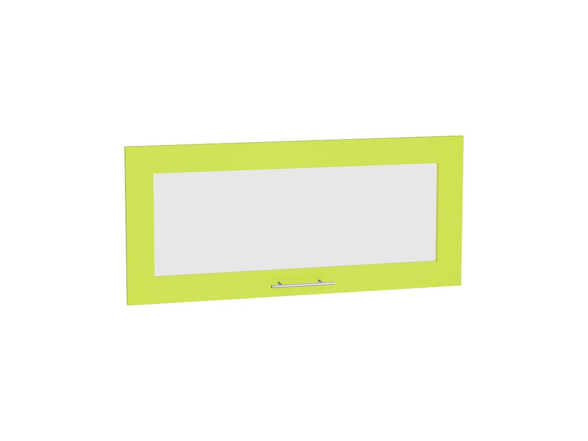 Комплект фасадов Валерия-М со стеклом для каркаса Ф-88 ВГ800, цвет: Лайм глянец Комплект фасадов Валерия-М со стеклом для каркаса Ф-88 ВГ800, цвет: Лайм глянец