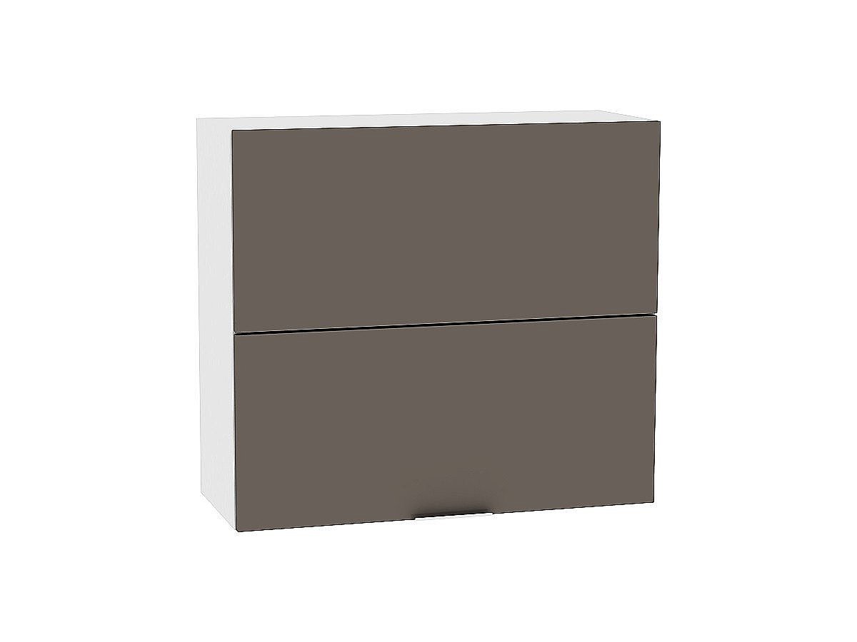 Шкаф верхний горизонтальный с подъемным механизмом Терра, цвет: Смоки Софт Шкаф верхний горизонтальный с подъемным механизмом Терра, цвет: Смоки Софт