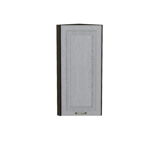 Шкаф верхний торцевой Ницца, цвет: Дуб серый