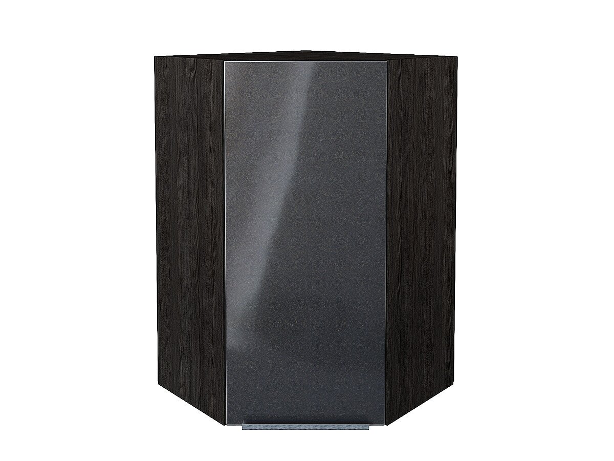 Шкаф верхний угловой Фьюжн, цвет: Anthracite Шкаф верхний угловой Фьюжн, цвет: Anthracite