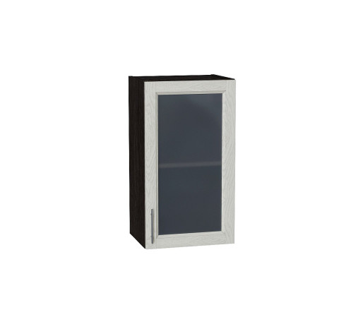 Шкаф верхний с 1-ой остекленной дверцей Сканди, цвет: Cappuccino Softwood