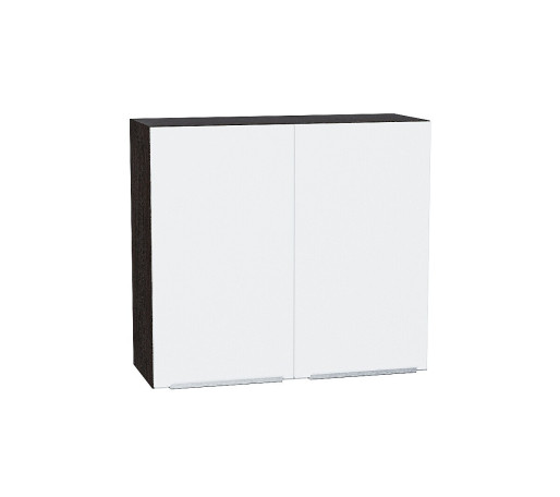 Шкаф верхний с 2-мя дверцами Фьюжн, цвет: Silky White