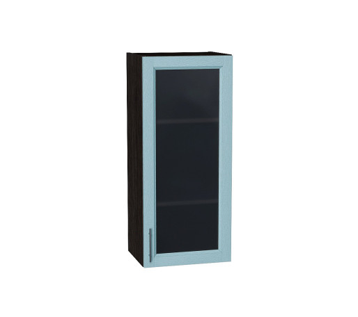 Шкаф верхний с 1-ой остекленной дверцей Сканди, цвет: Sky Wood