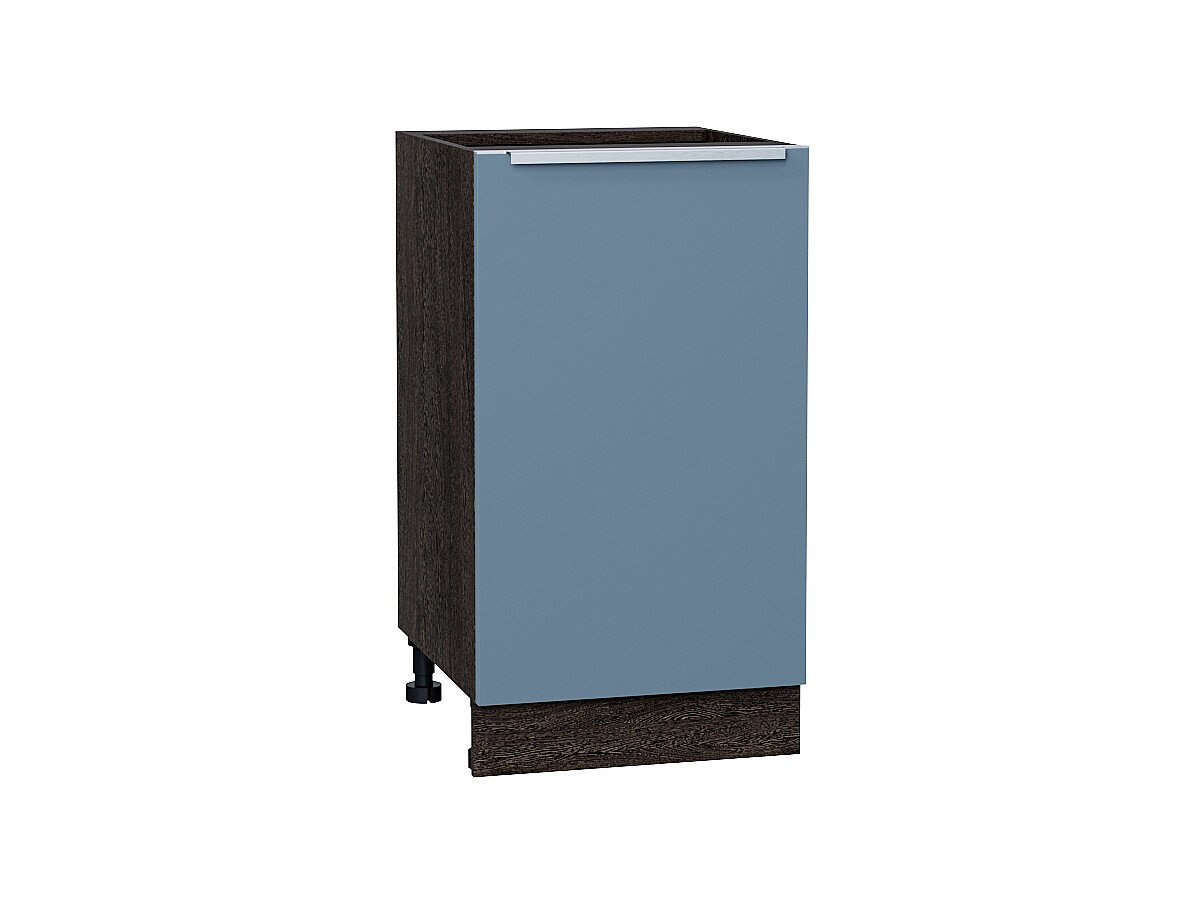 Шкаф нижний с 1-ой дверцей Фьюжн, цвет: Silky Blue Шкаф нижний с 1-ой дверцей Фьюжн, цвет: Silky Blue