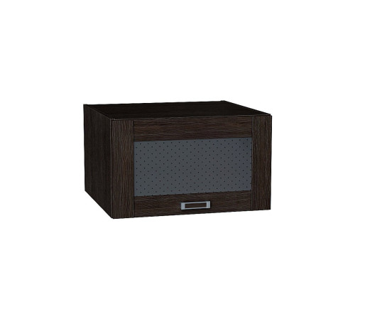 Шкаф верхний горизонтальный остекленный глубокий Лофт, цвет: Wenge Veralinga