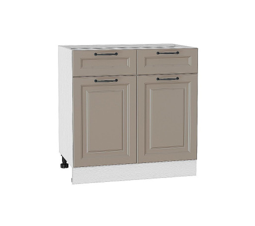 Шкаф нижний с 2-мя дверцами и 2-мя ящиками Ницца, цвет: Omnia