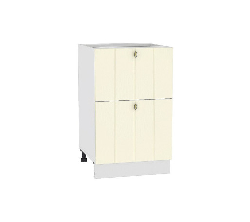 Шкаф нижний с 2-мя ящиками Прованс, цвет: Ваниль