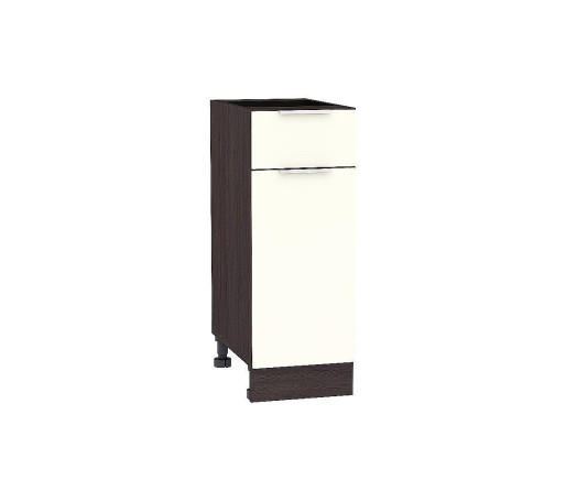 Шкаф нижний с 1-ой дверцей и ящиком Терра, цвет: Ваниль софт