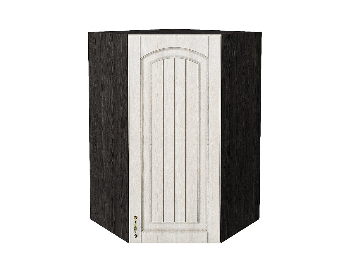 Шкаф верхний угловой Верона R, цвет: Ясень золото Шкаф верхний угловой Верона R, цвет: Ясень золото