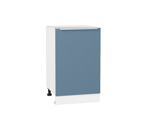Шкаф нижний с 1-ой дверцей Фьюжн, цвет: Silky Blue