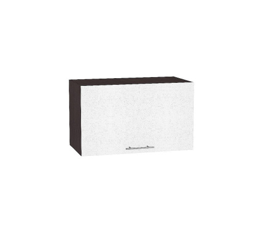 Шкаф верхний горизонтальный глубокий Валерия-М, цвет: Белый металлик