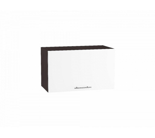 Шкаф верхний горизонтальный Валерия-М, цвет: Белый глянец