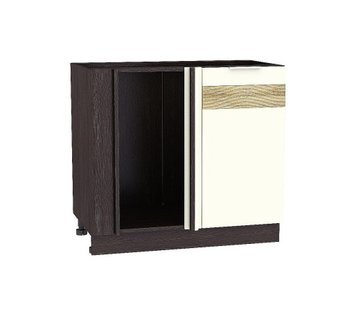 Шкаф нижний угловой Терра DR, цвет: Ваниль софт