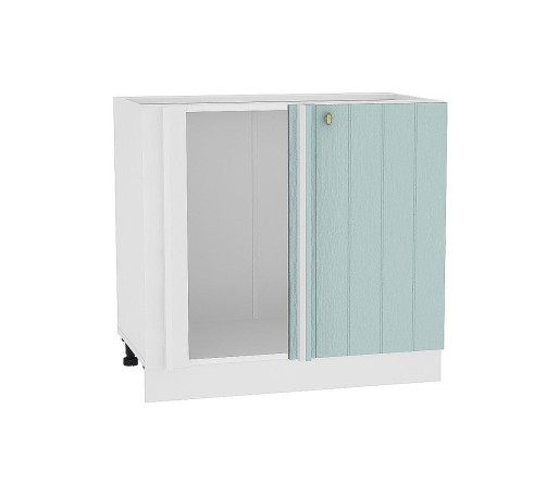 Шкаф нижний угловой Прованс, цвет: Голубой